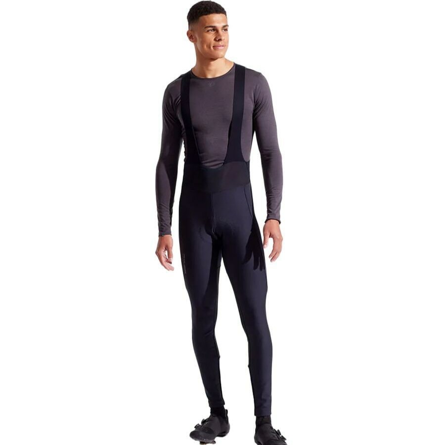 Bike Apparel * | Pearl Izumi Sale Online Amfib Cycling Bib Tight Men'S Black