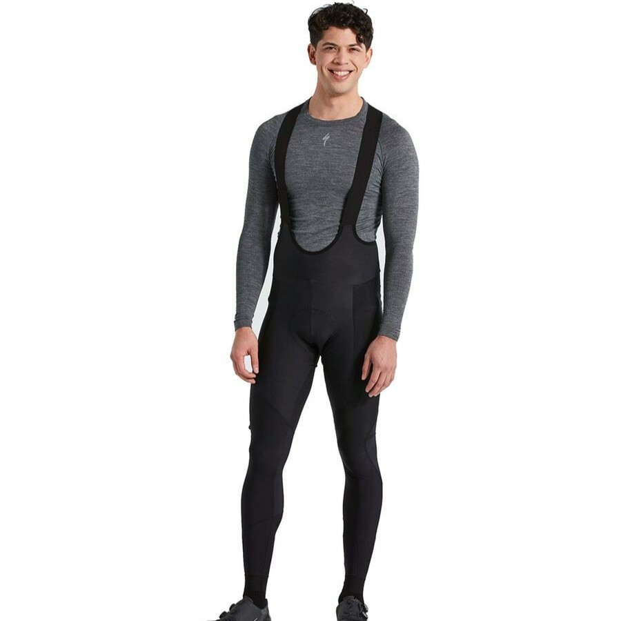 Bike Apparel * | Specialized Crazy Deals Sl Pro Thermal Bib Tight Men'S Black