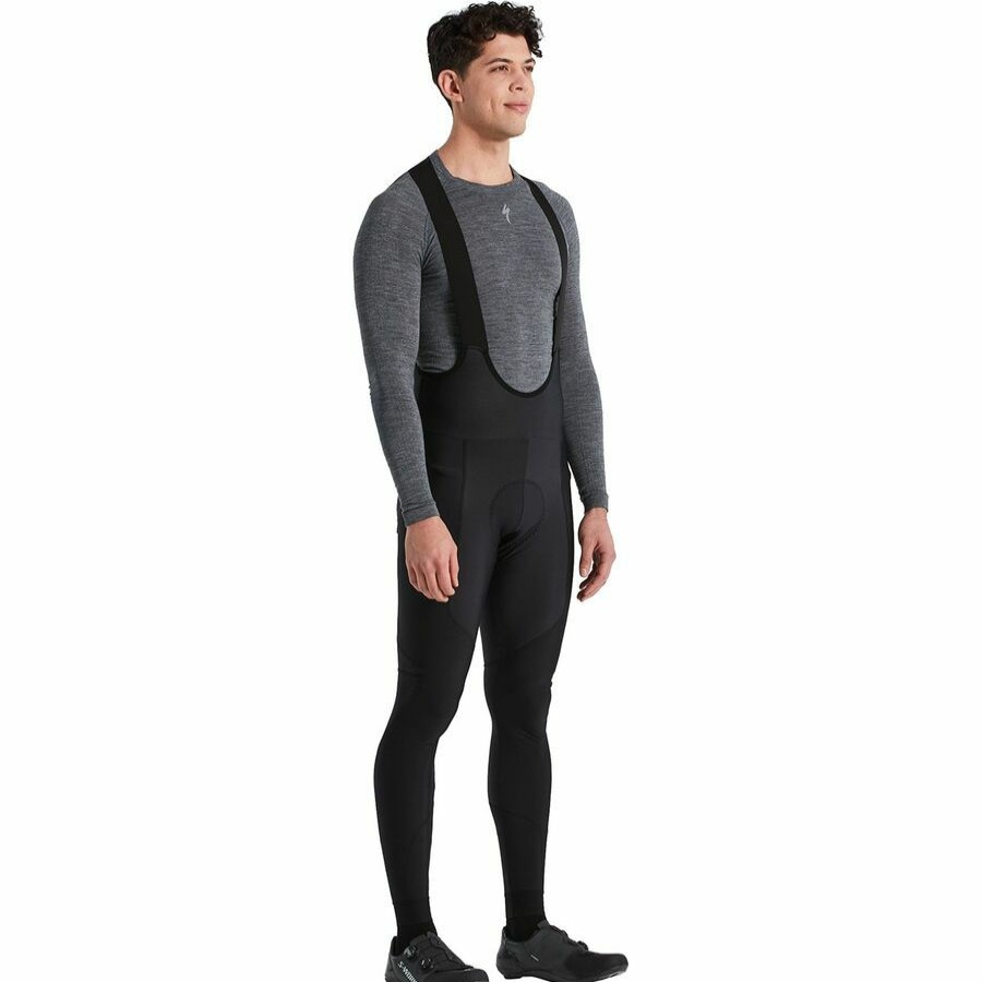 Bike Apparel * | Specialized Crazy Deals Sl Pro Thermal Bib Tight Men'S Black