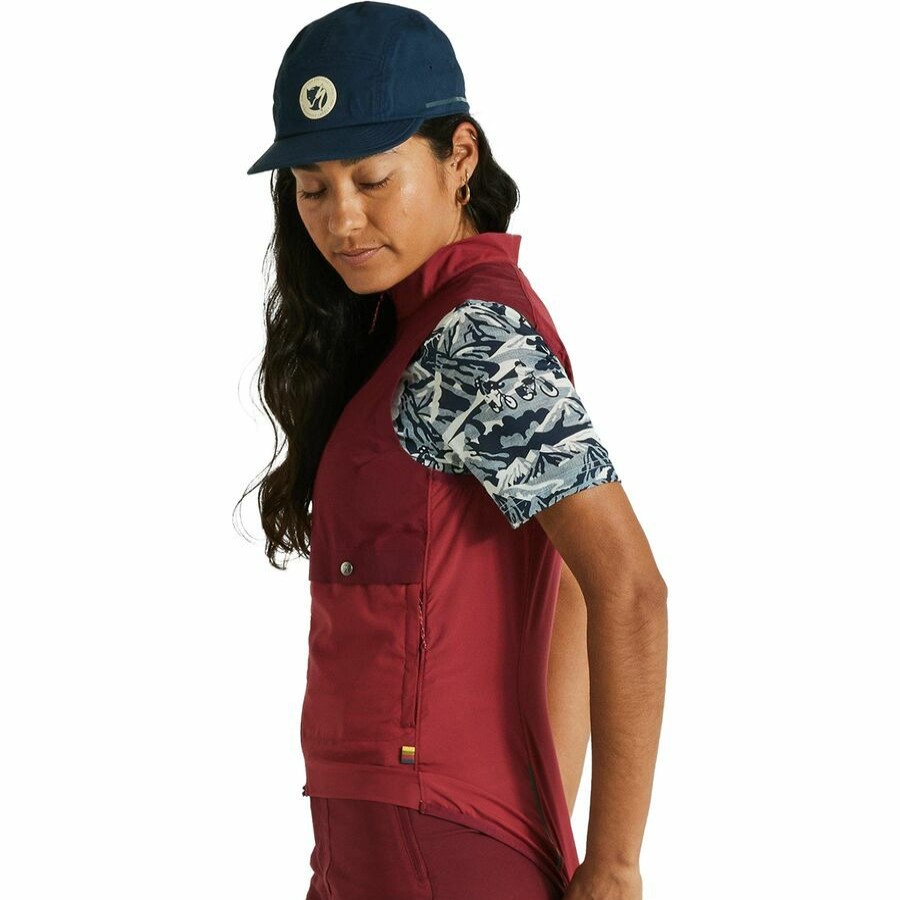 Bike Apparel * | Specialized Popular X Fjallraven Adventure Vest Women'S Pomred