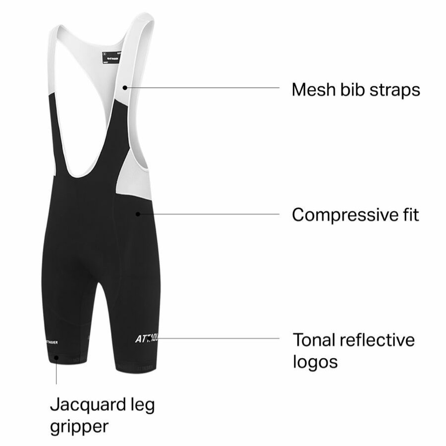 Bike Apparel * | Attaquer Store All Day Reflective Bib Short Men'S