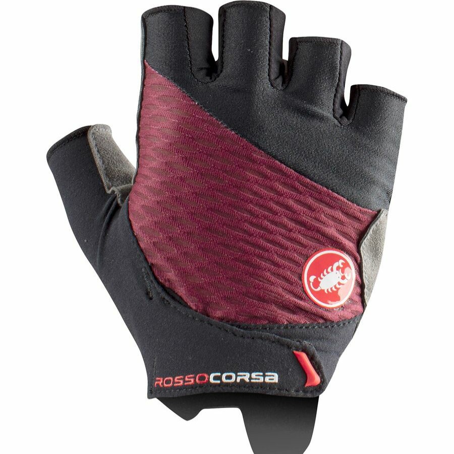 Road Bike Gloves * | Castelli Opening Sales Rosso Corsa 2 Glove Women'S Bordeaux