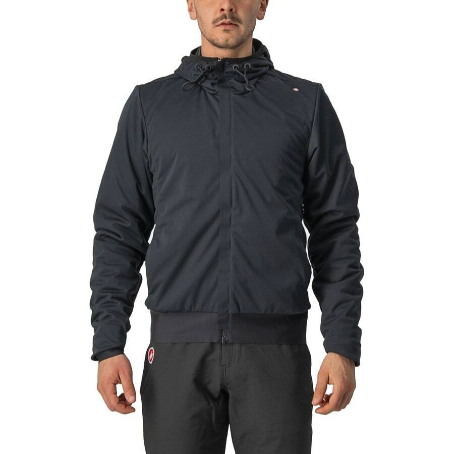 Bike Apparel * | Castelli Special Offers Alpha Mc Studio Jacket Men'S Light Black