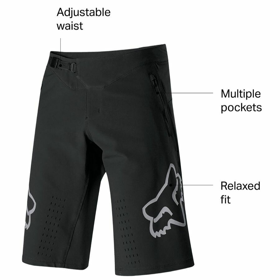 Bike Apparel * | Fox Racing Discount Sale Defend Short Men'S Black