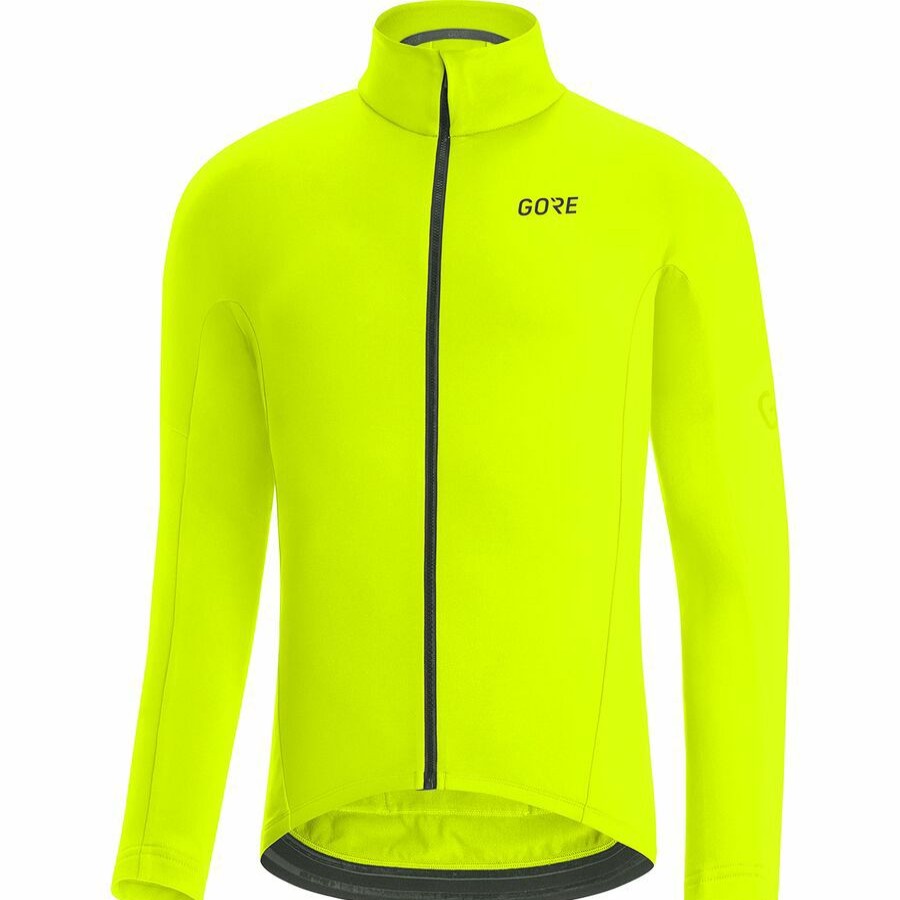 Bike Apparel * | Gorewear Wholesale C3 Thermo Jersey Men'S Neon Yellow