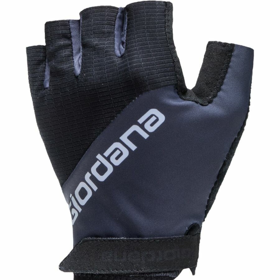 Road Bike Gloves * | Versa Gel Summer Glove Men'S Giordana Flash Sale Black/Titanium