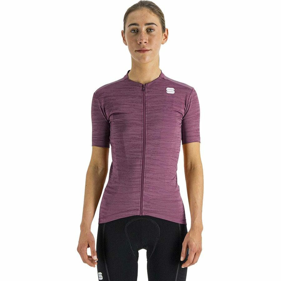 Bike Apparel * | Sportful Online Discount Supergiara Jersey Women'S Prune