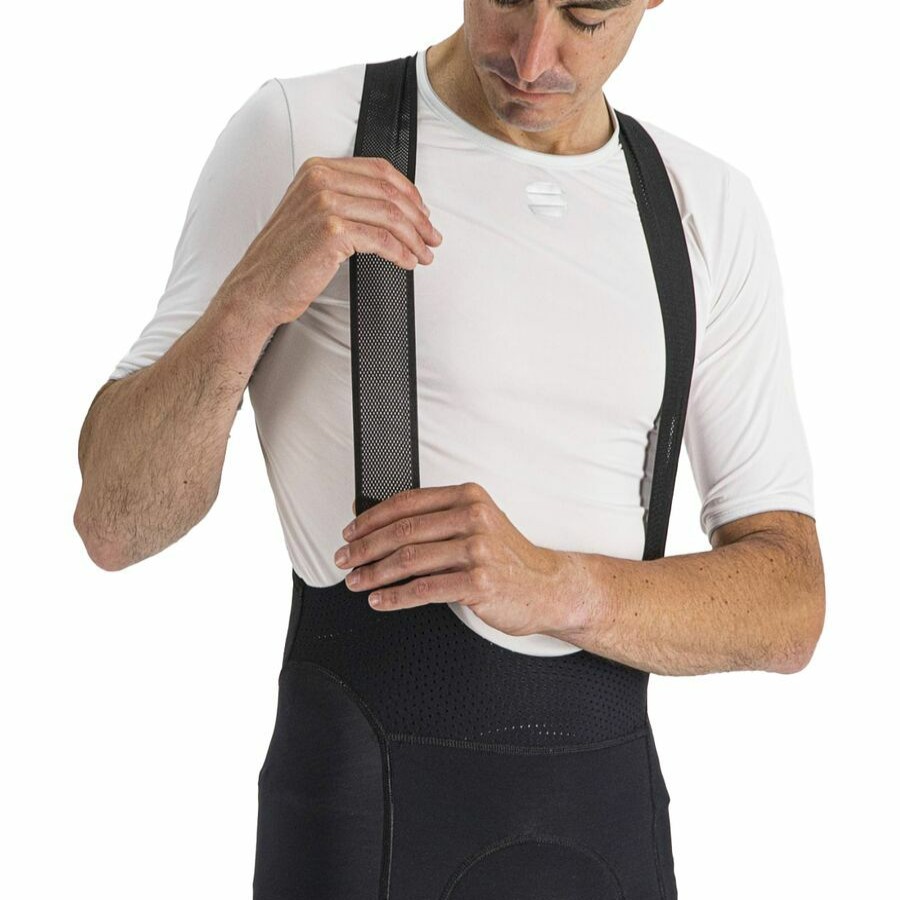 Bike Apparel * | Total Comfort Bib Tight Men'S Sportful Online Sales Black