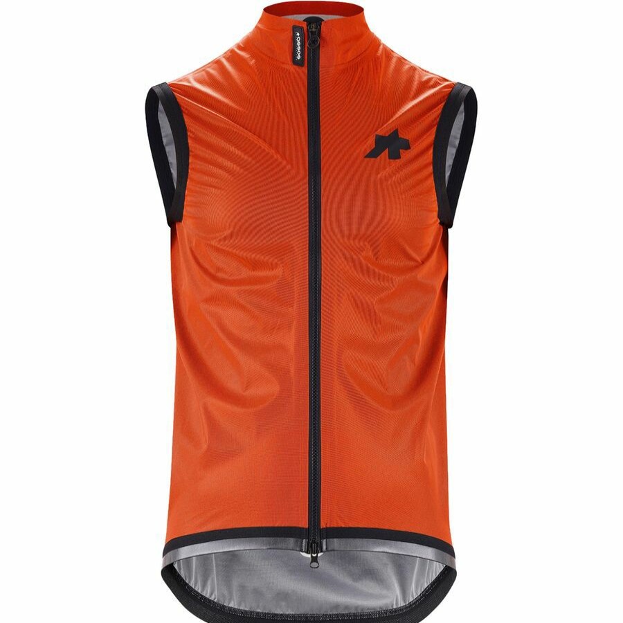 Bike Apparel * | Assos Wholesale Equipe Rs Rain Vest Men'S Propellerorange