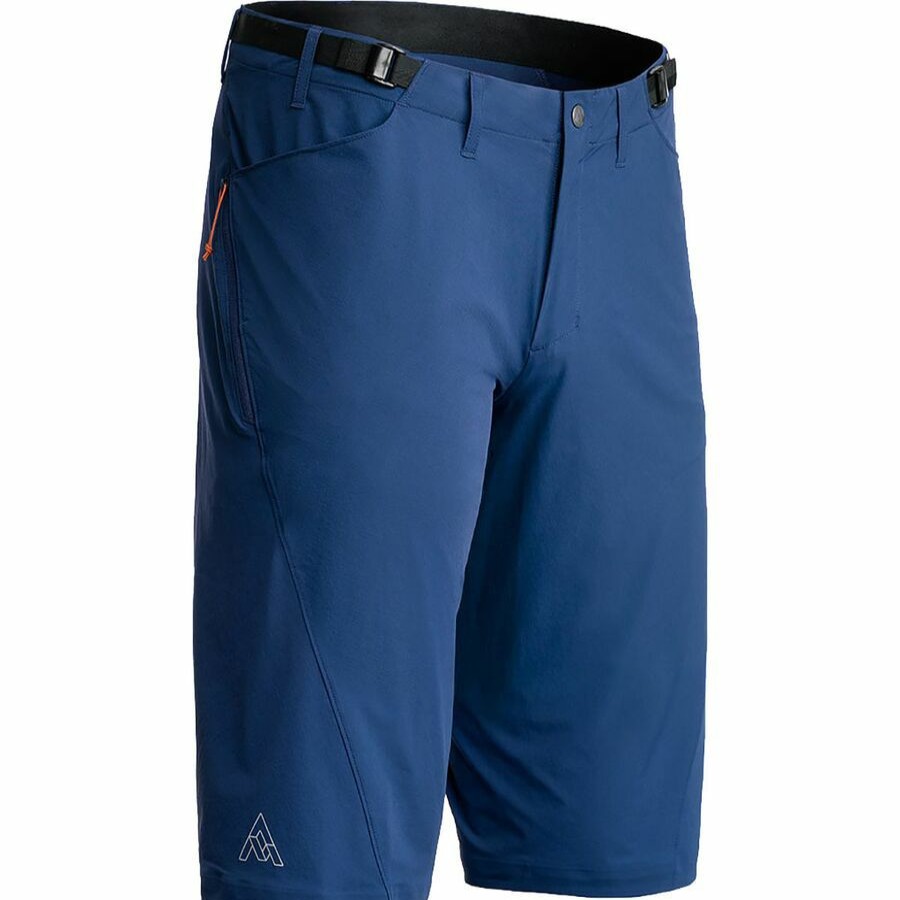 Bike Apparel * | 7Mesh Industries Latest Farside Long Short Men'S Cadet Blue