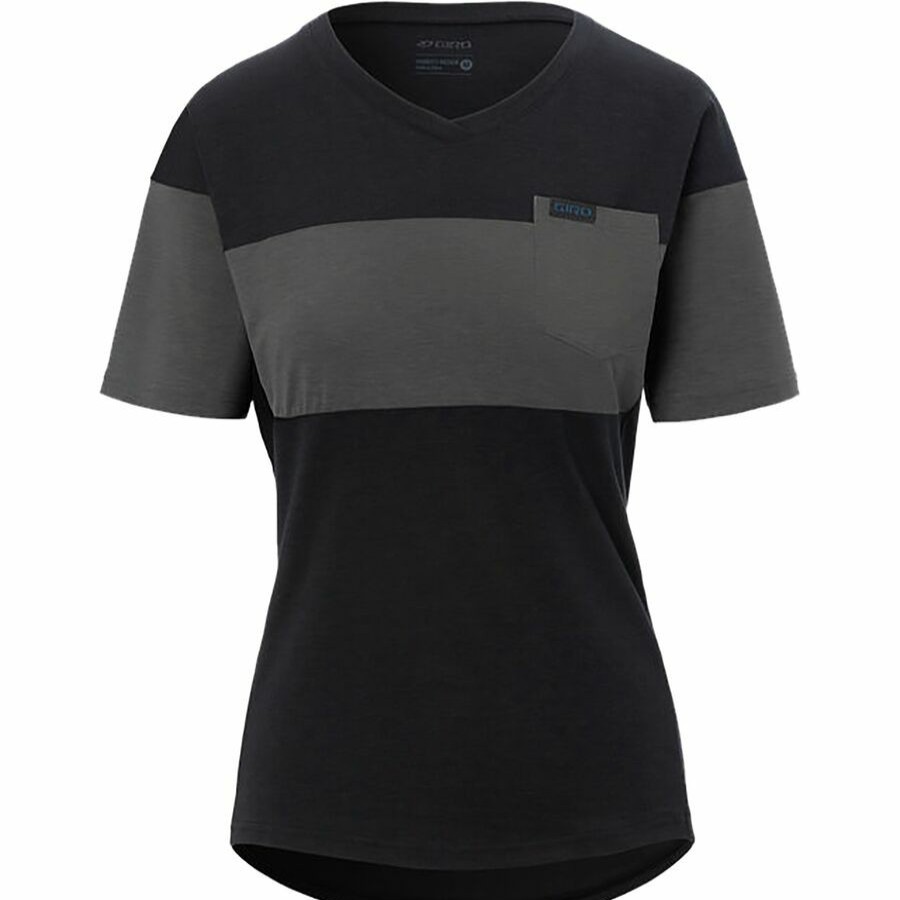 Bike Apparel * | Giro New Ride Jersey Women'S Black/Charcoal