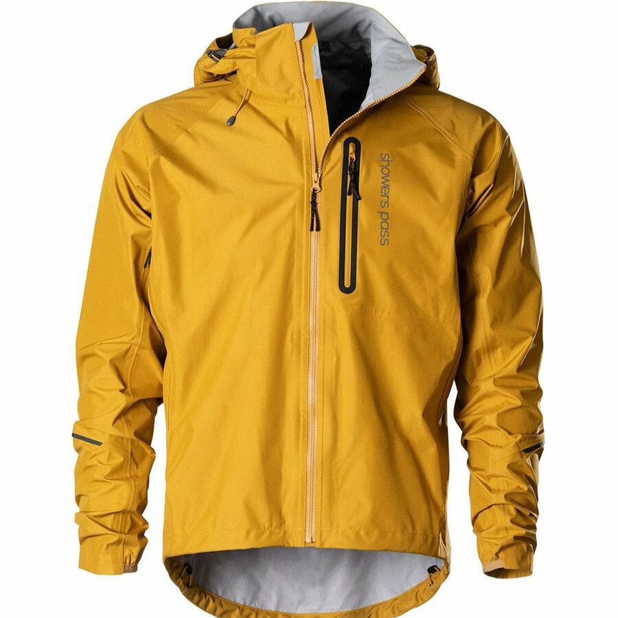 Bike Apparel * | Showers Pass New Ecolyte Elite Jacket Men'S Harvest