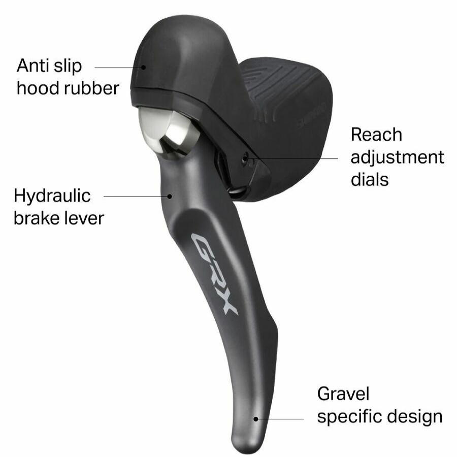 Bike Components * | Shimano Popular Grx Bl-Rx810 Brake Lever