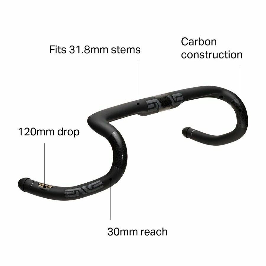 Bike Components * | G Series Gravel Handlebar Enve Low Price Black