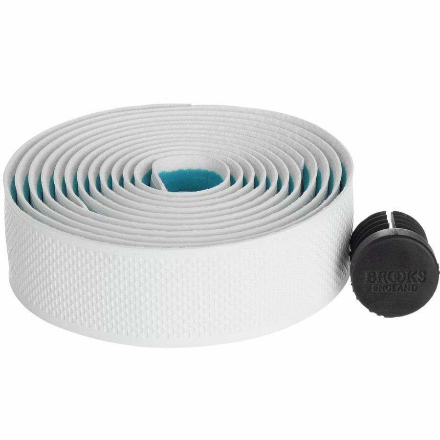 Bike Components * | Brooks England Quality Guarantee Cambium Rubber Bar Tape White