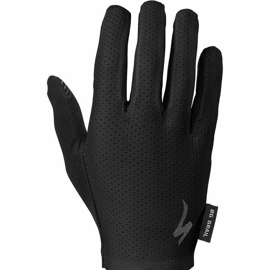 Road Bike Gloves * | Specialized Discount Store Body Geometry Grail Long Finger Glove Women'S Black