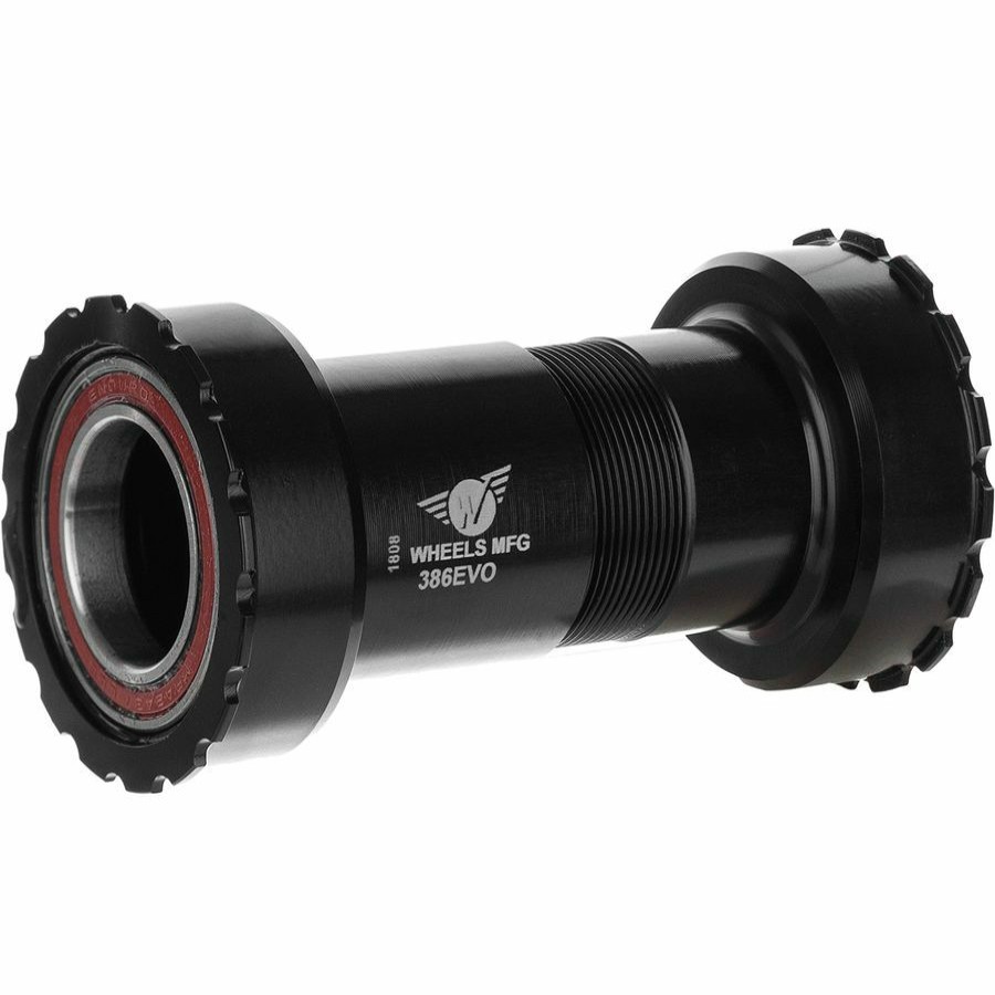 Bike Components * | Wheels Mfg Discount Store 386Evo To Shimano Bottom Bracket Black