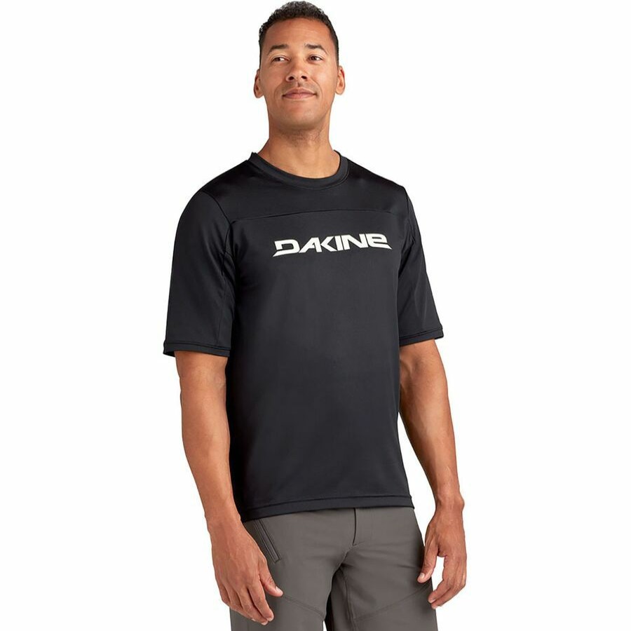 Bike Apparel * | Dakine Top Sell Syncline Short-Sleeve Jersey Men'S Black