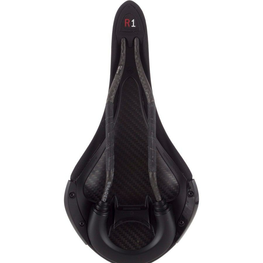 Bike Components * | Fi'Zi:K Tendy Style Aliante R1 Saddle 7 9 Carbon Braided Rails Black/Black