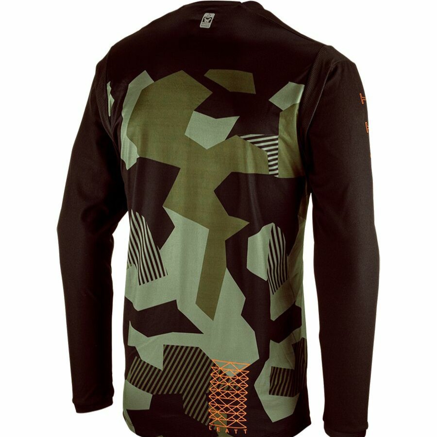 Bike Apparel * | Leatt Crazy Deals Mtb Gravity 3.0 Long-Sleeve Jersey Men'S Camo