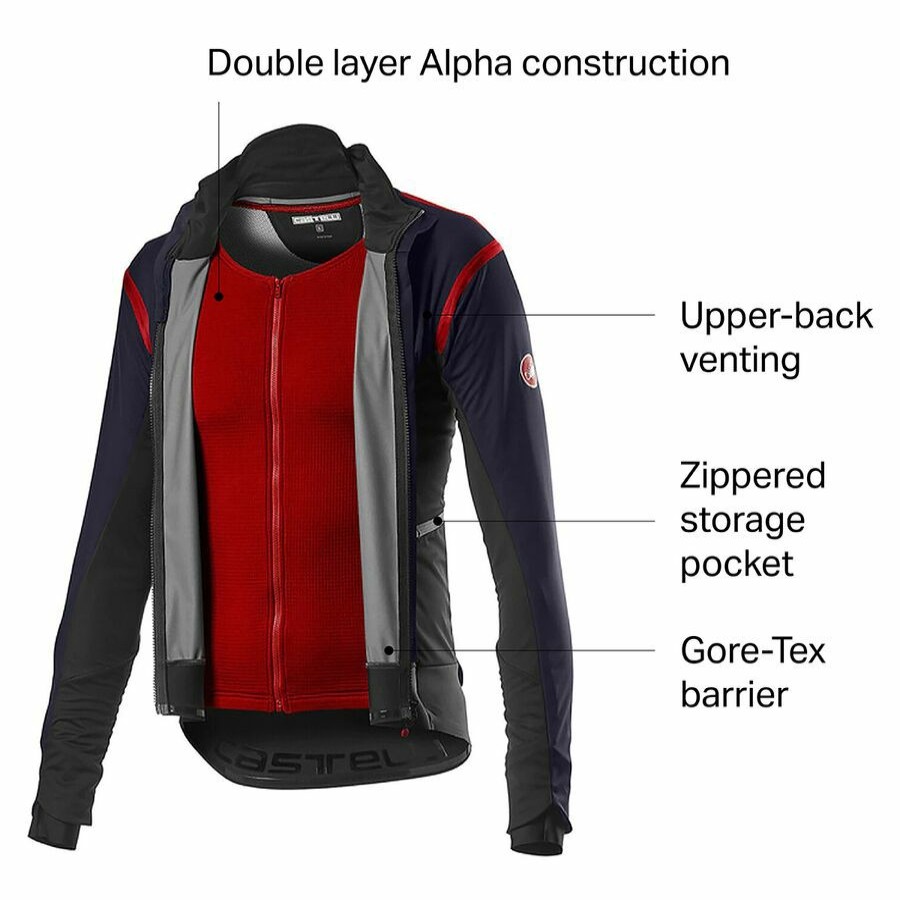 Bike Apparel * | Castelli Quality Guarantee Alpha Ros 2 Jacket Men'S