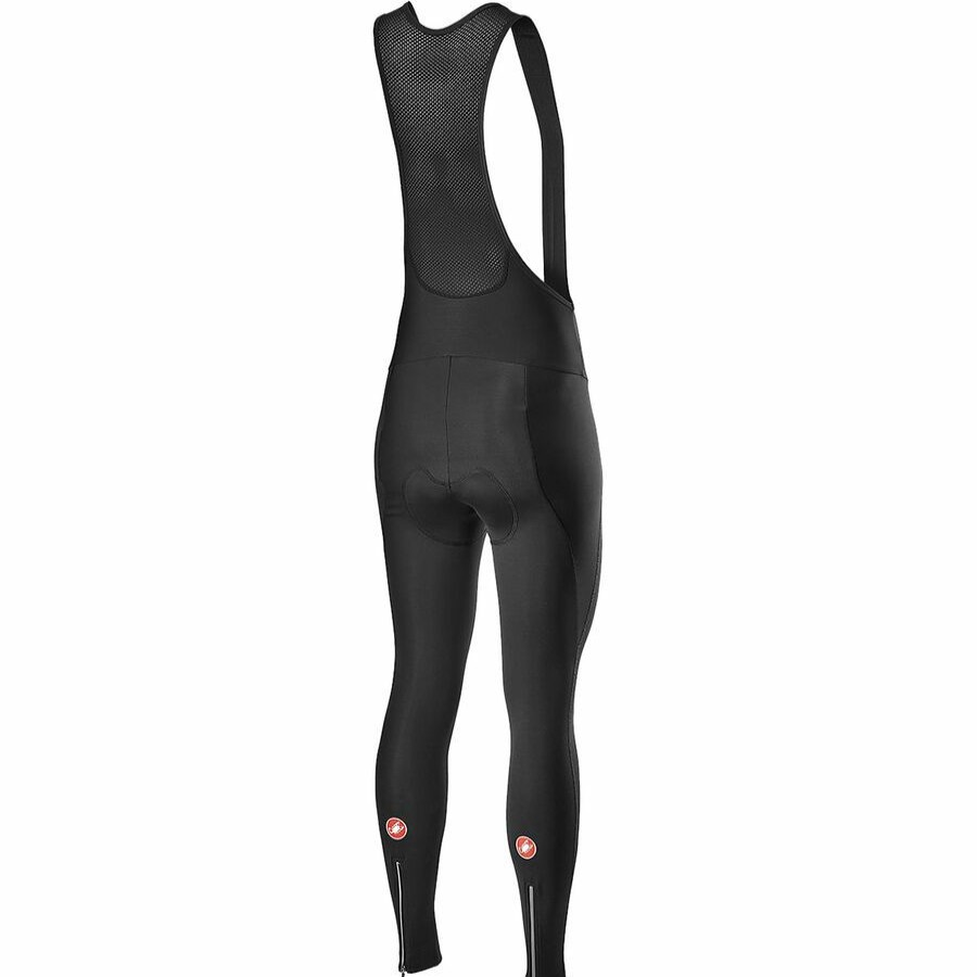 Bike Apparel * | Castelli Excellent Entrata Wind Bib Tight Men'S Black