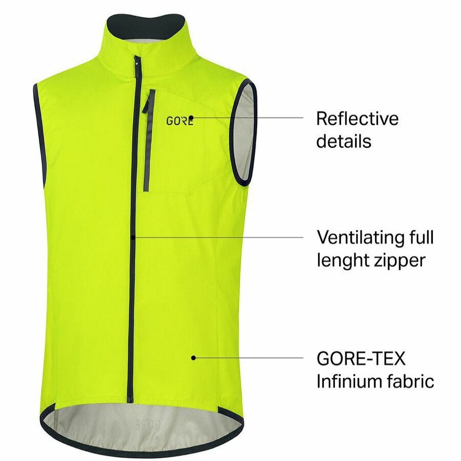 Bike Apparel * | Gorewear Attractive Spirit Vest Men'S Neon Yellow